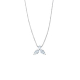 Necklace Solitaire Little Bee Grand - White Gold 18k