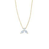 Collier The Little Bee M - or jaune 18k