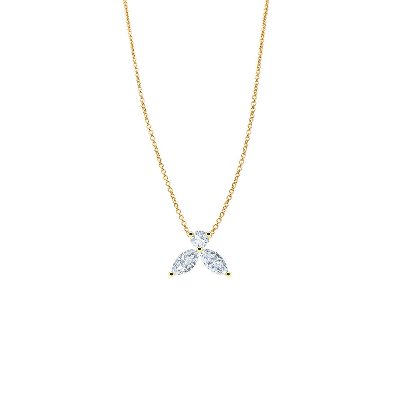 Collier The Little Bee M - or jaune 18k