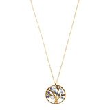 Collier Grand Arbre de Vie Estival - or jaune 18k