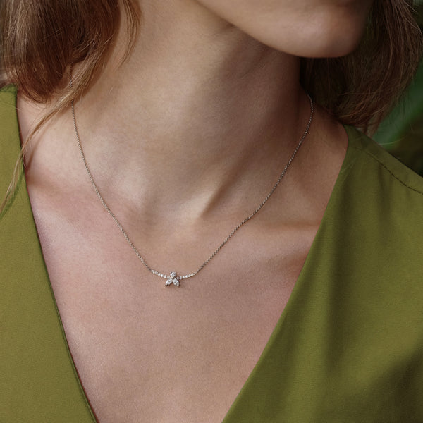 Necklace The Little Bee S - White Gold 18k