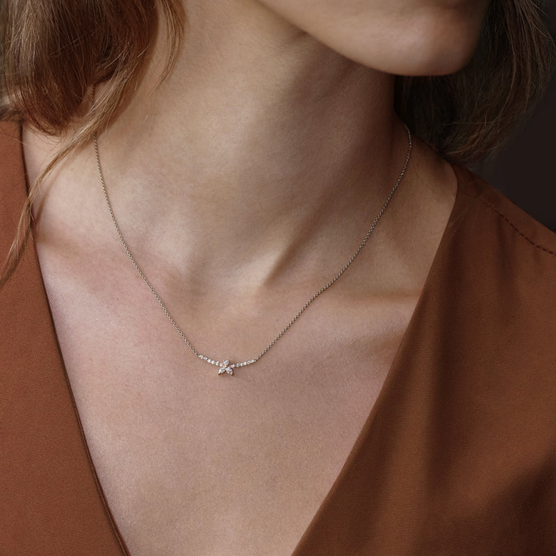 Necklace The Little Bee S - White Gold 18k