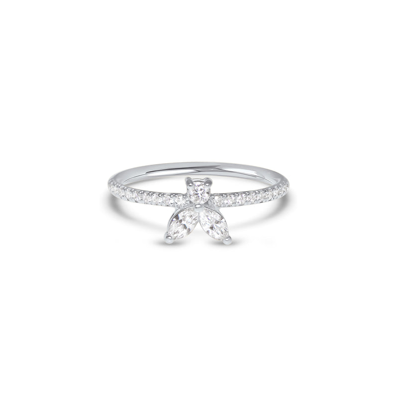 The Fancy Little Bee  0.39 carats - or blanc 18k