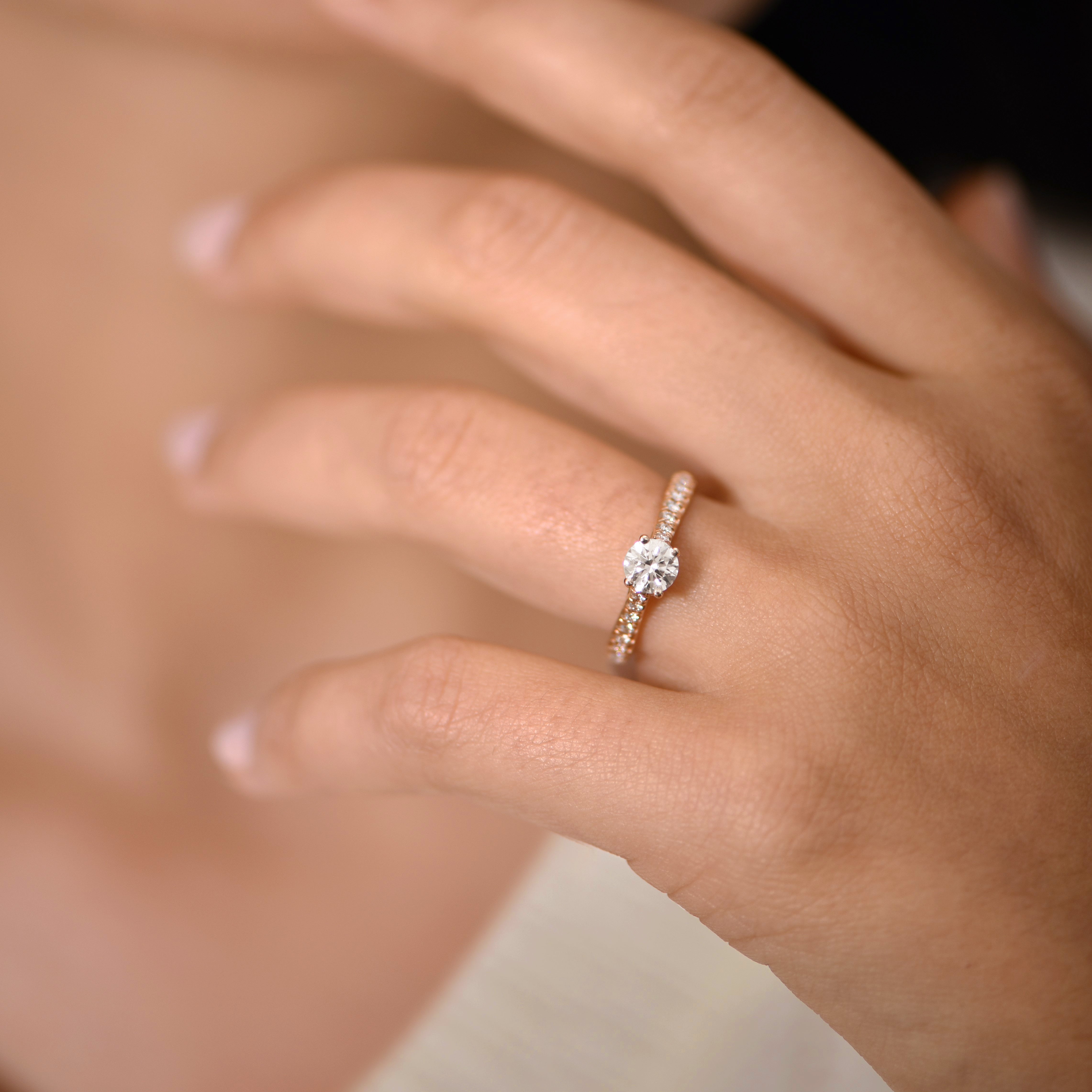 Fancy Miss Sweetheart - 0.50 carat - or rouge 18k - AGUADEORO