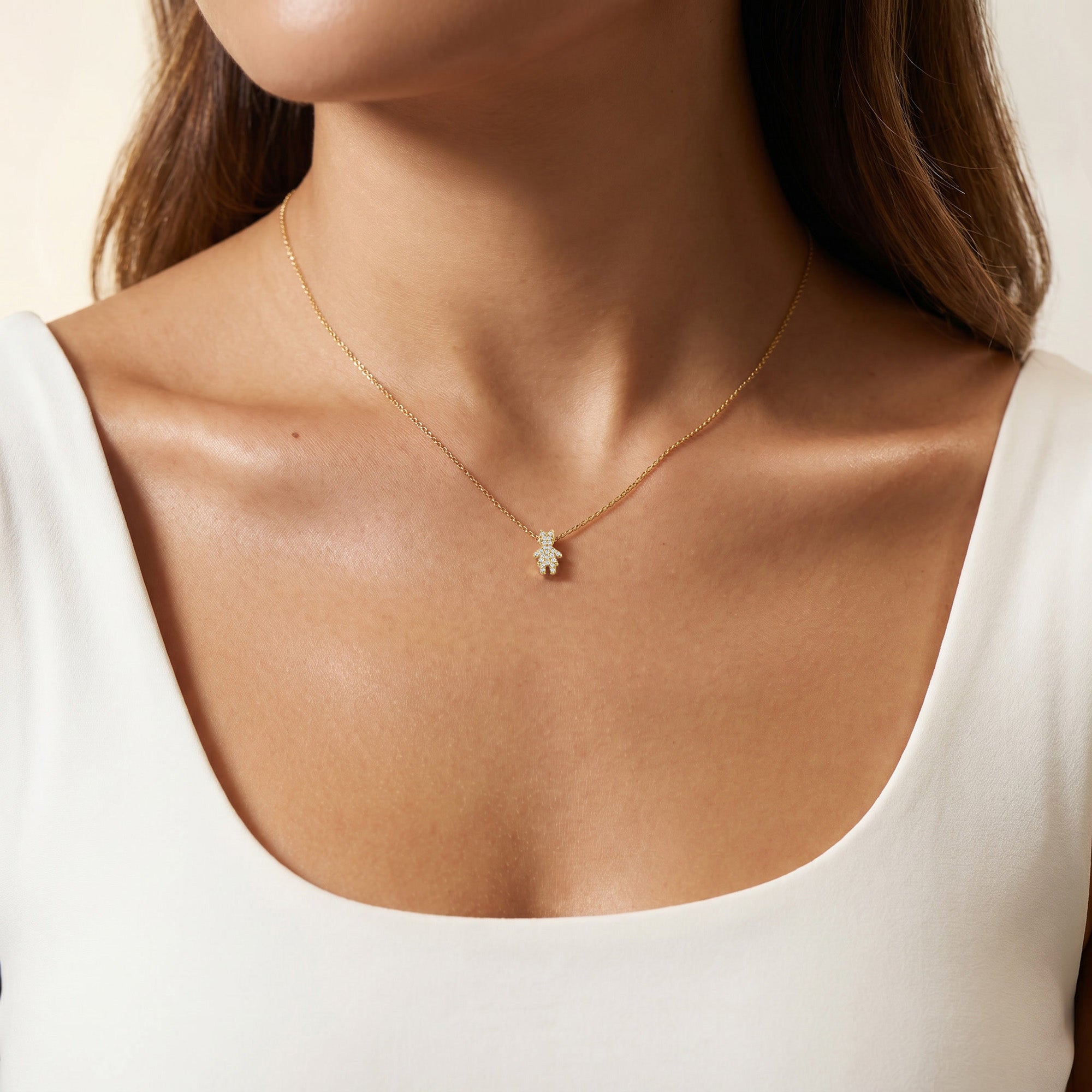 Necklace L'Enfant Etoilé M - Yellow Gold 18k