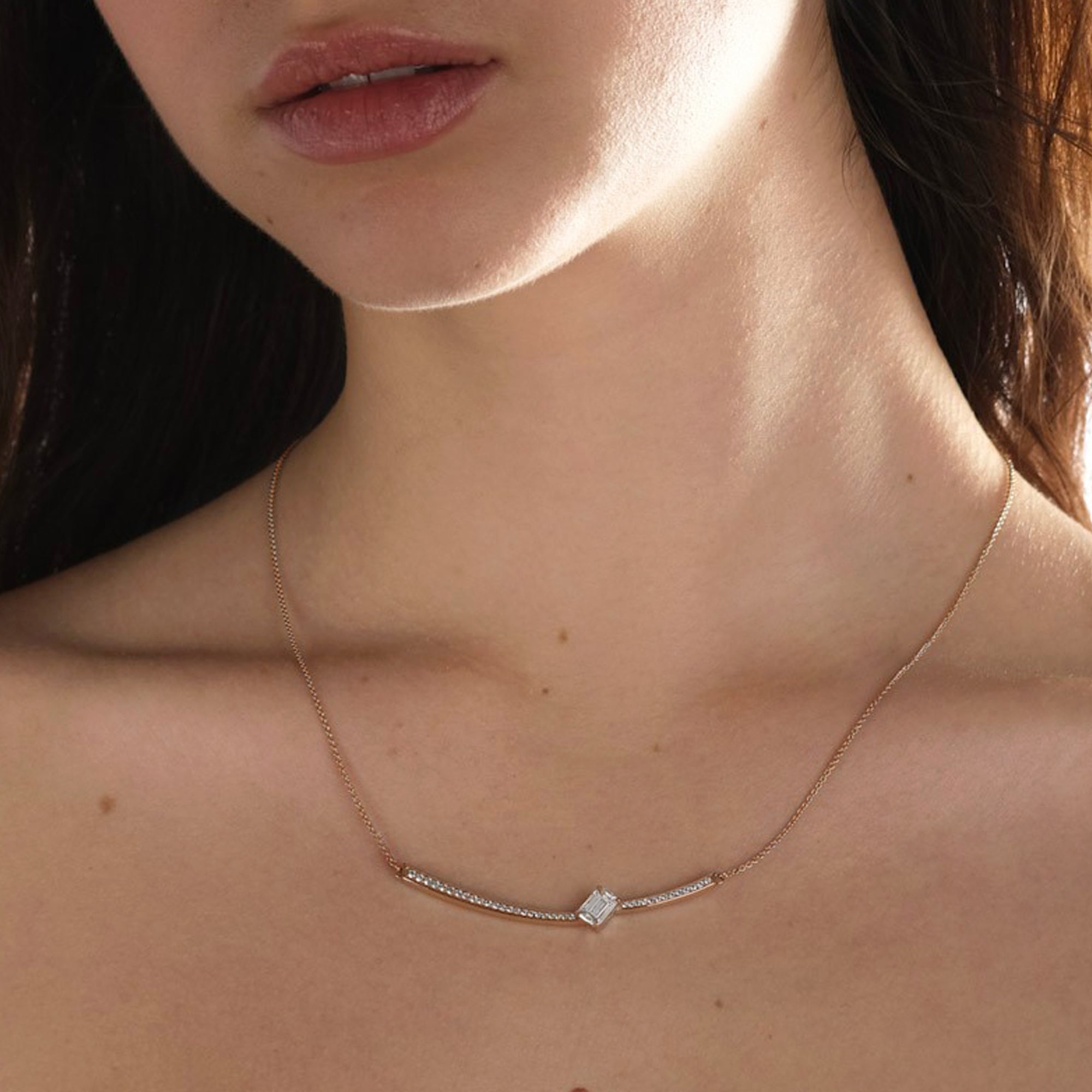 Collier The Ice Skating Girl 1.00 carats - or rouge 18k - AGUADEORO