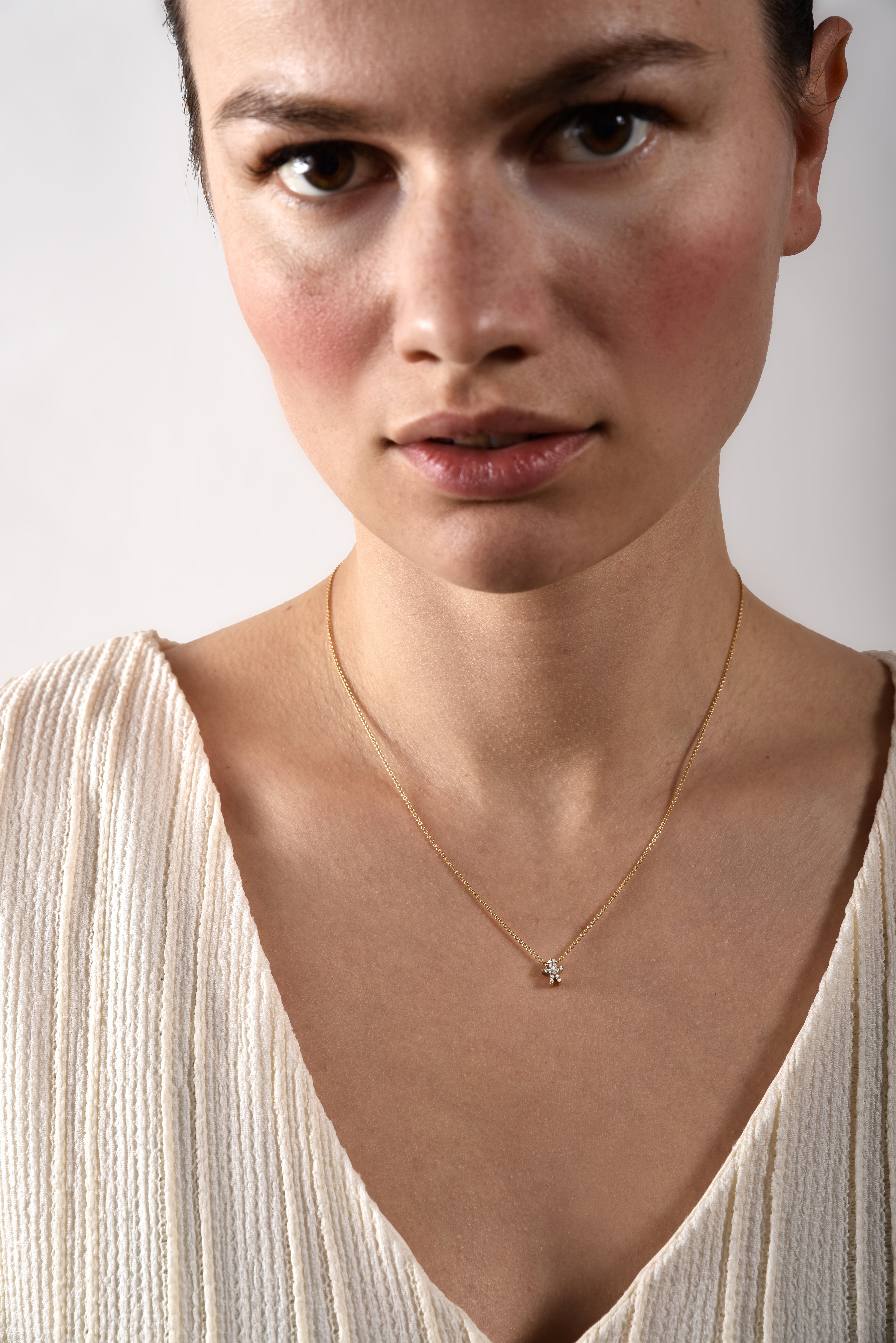 Halskette L'Enfant Etoilé M - Weissgold 18 K