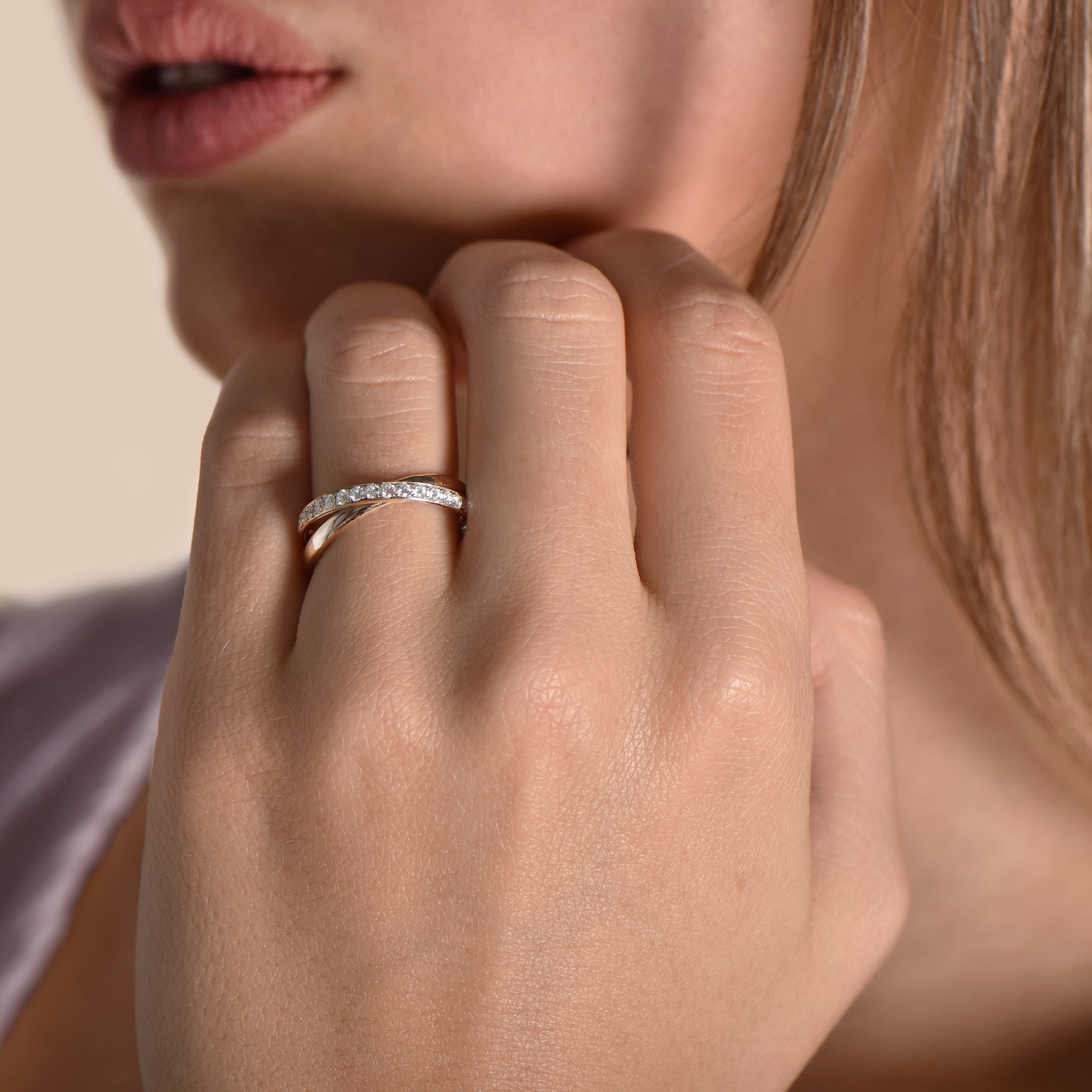 The Infinite Double Constellation - or rouge 18k - AGUADEORO