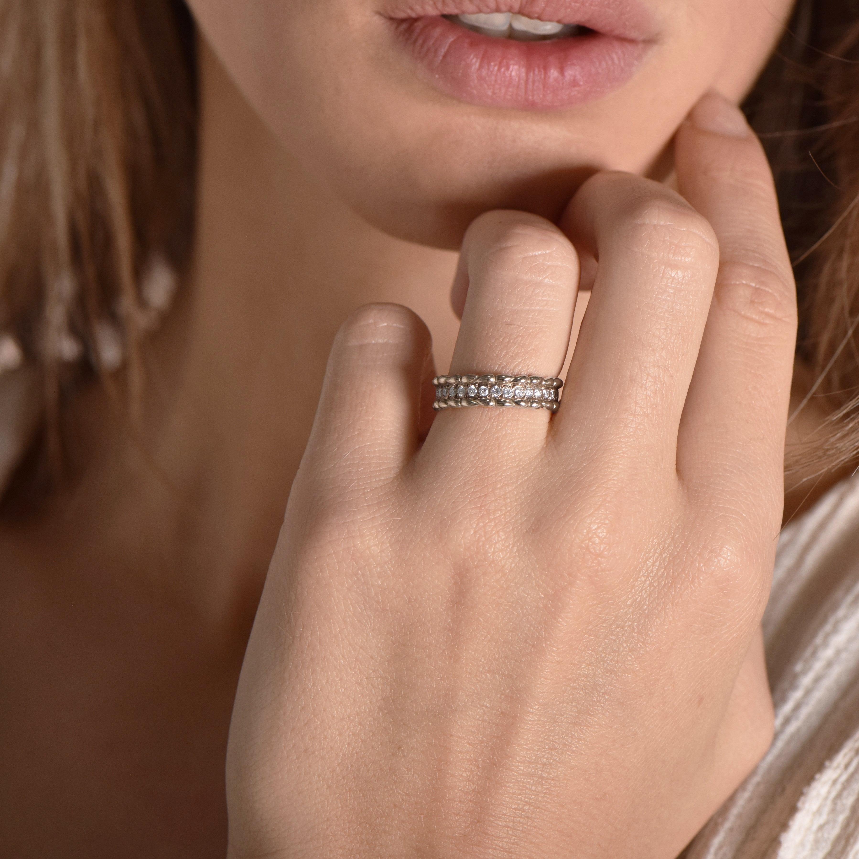 The Infinity Drop Crown - platine 950 - AGUADEORO