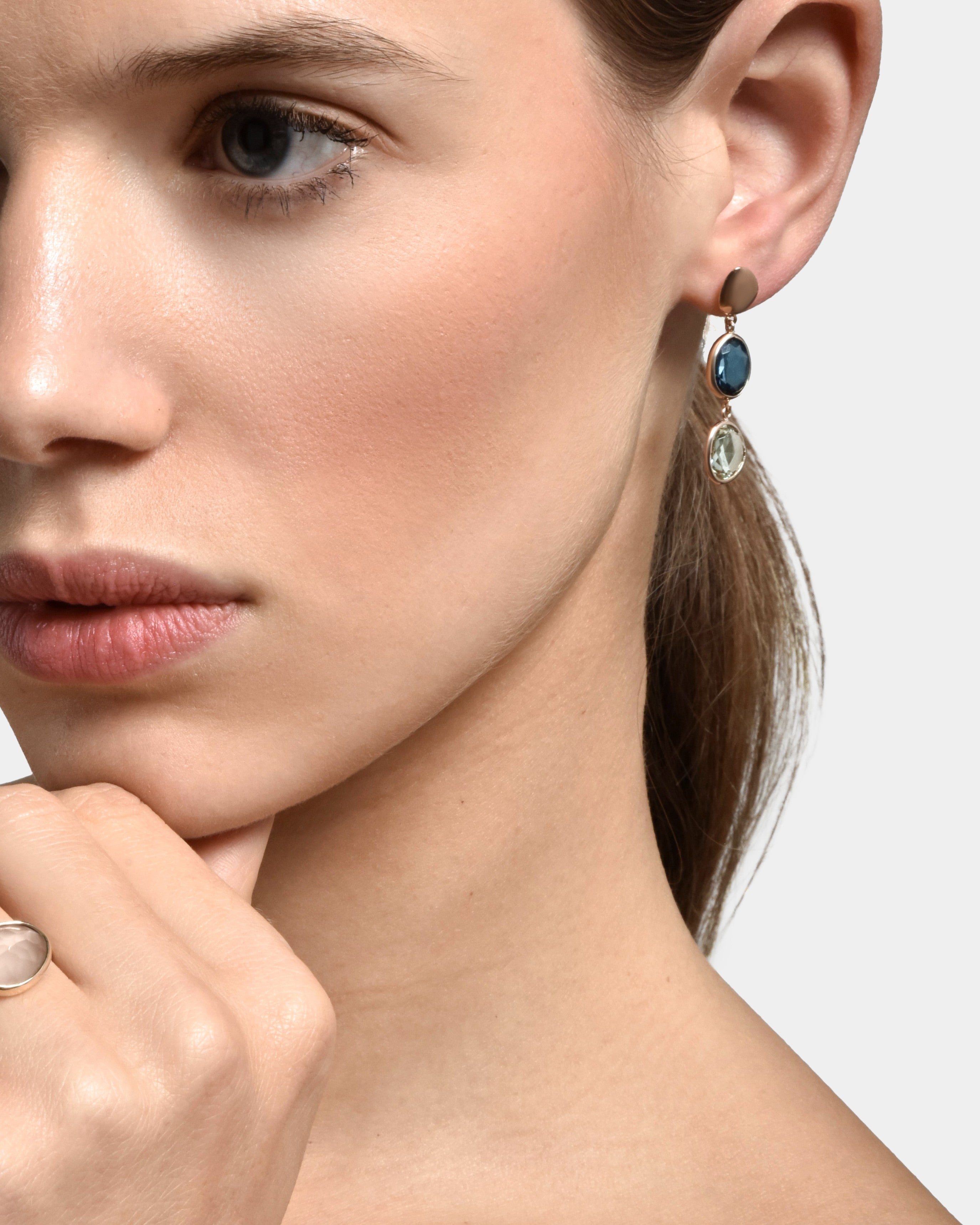 Boucles d'oreilles Océane – 18 Karat Gelbgold
