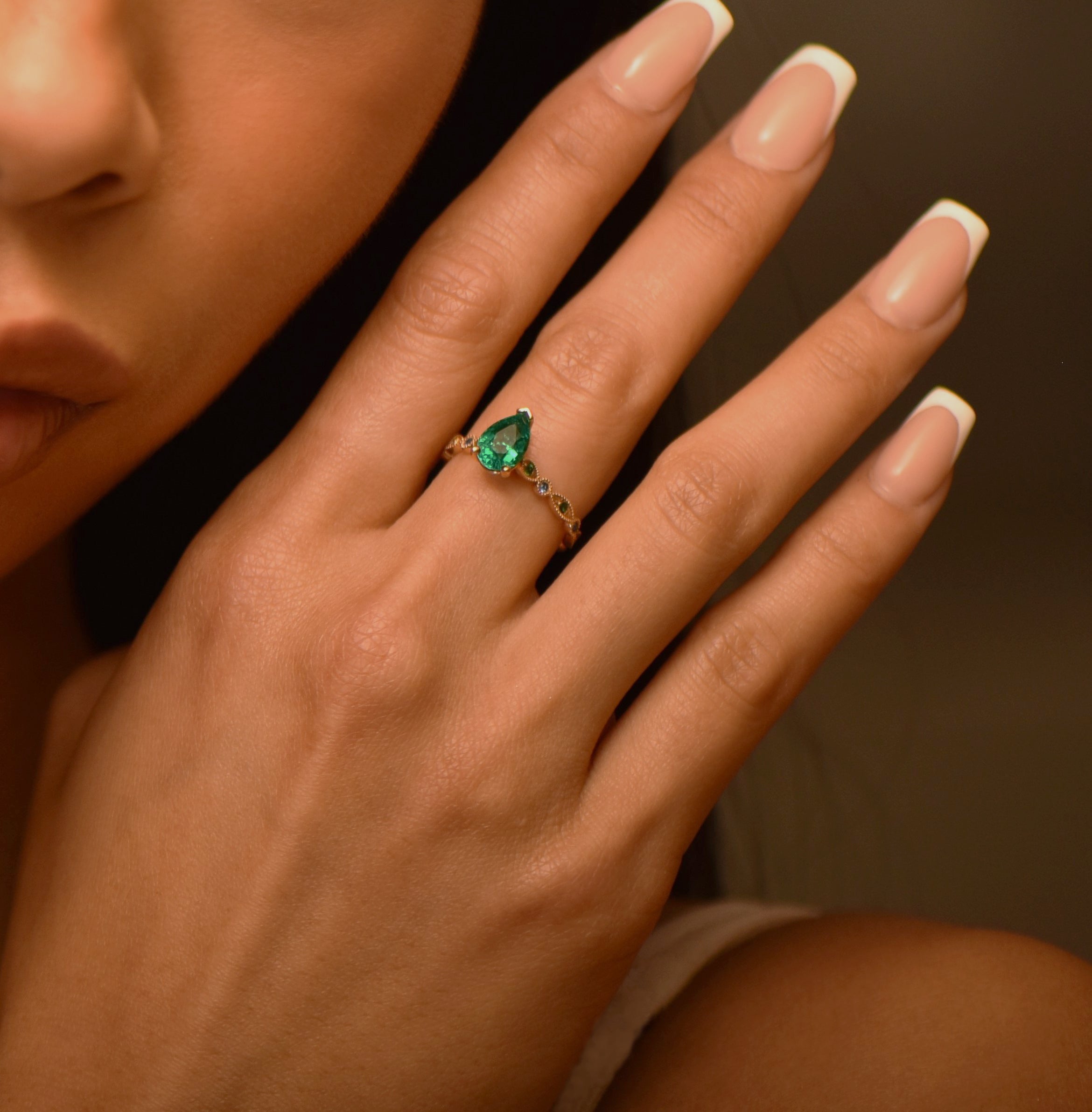 Rainforest Blossom - 0.75 carats  -  or Jaune 18k - AGUADEORO