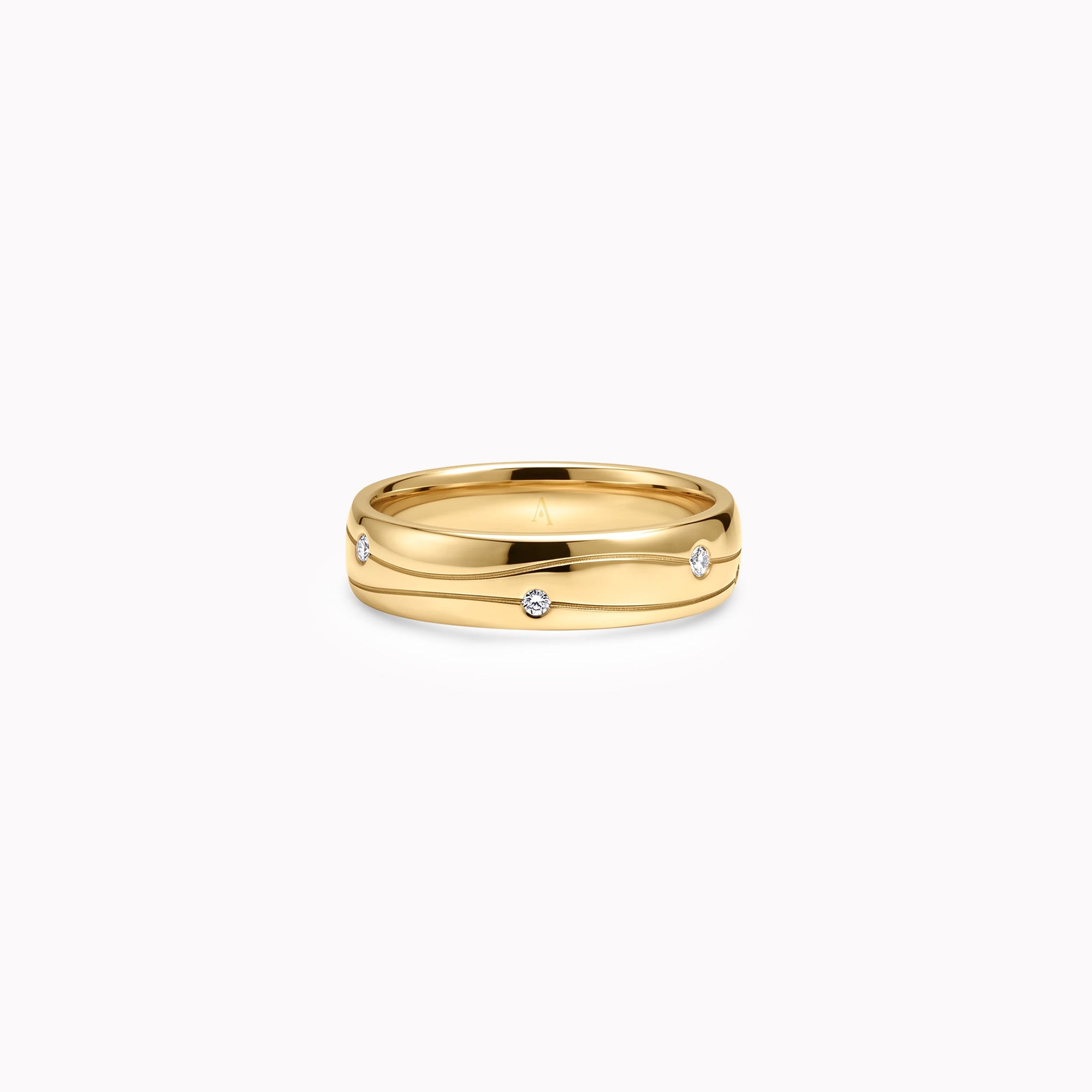 The Fancy Double Waterway - Yellow Gold 18k