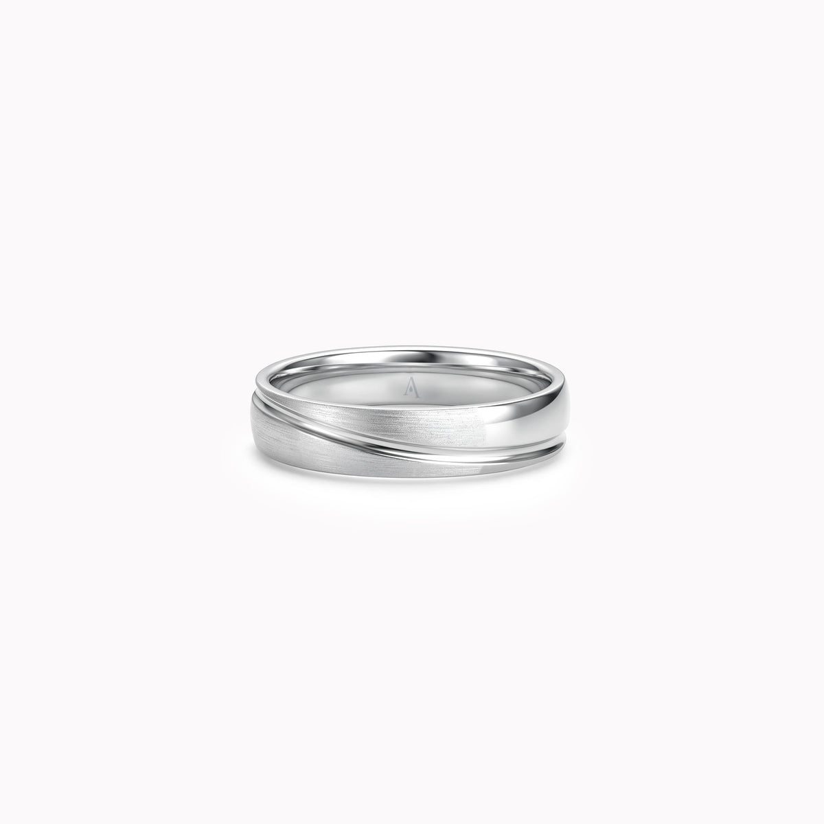 The Stream of Love - Weissgold 18 K
