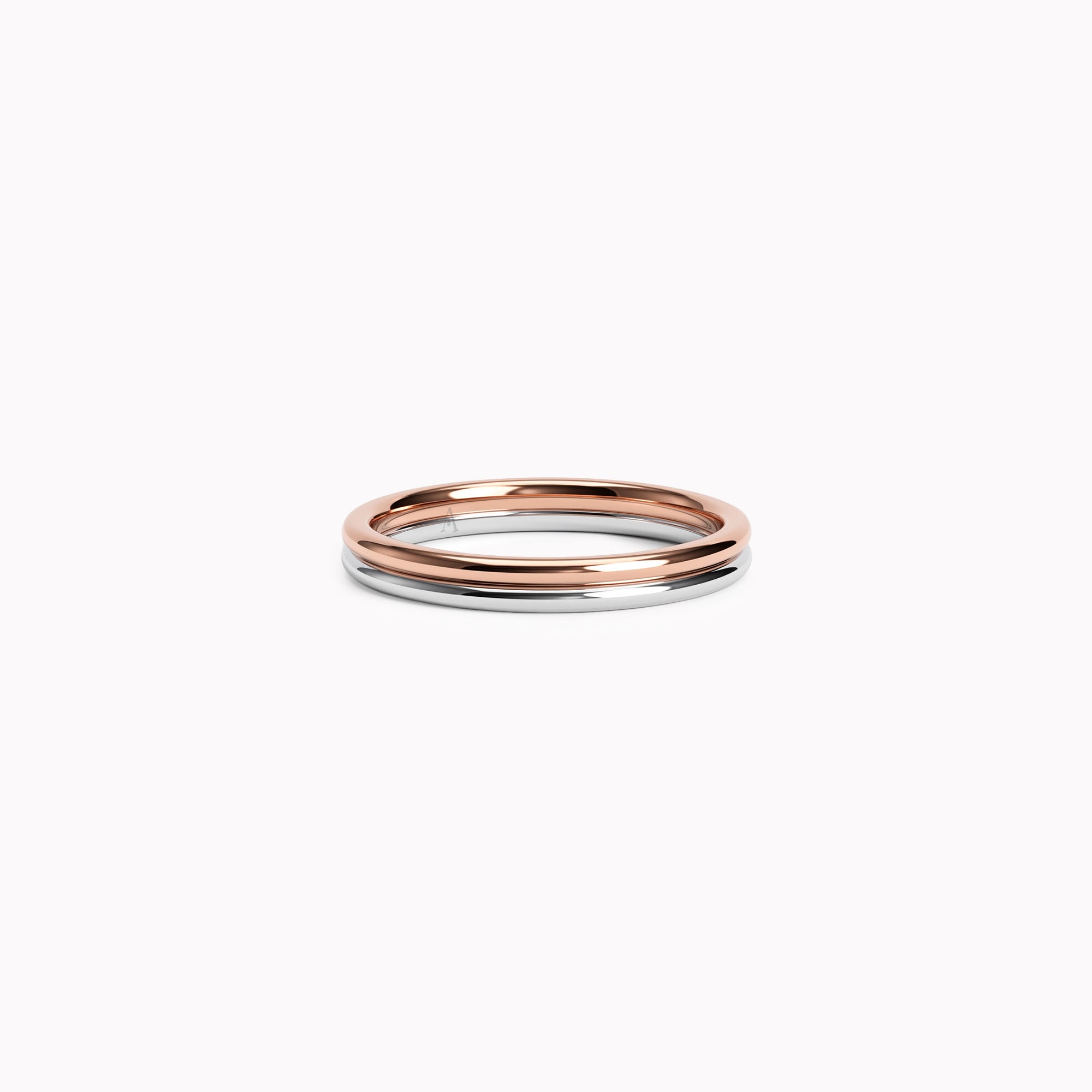 The Union of Two Souls - Weissgold und Rotgold 18 K