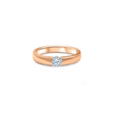 The Minimalist Lady 0.30 carats - or rouge 18k