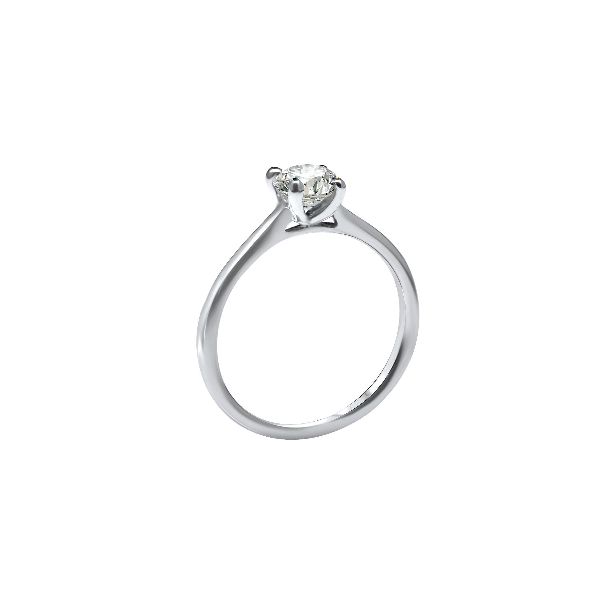 The V-Shape L 0.50 carats - or blanc 18k - AGUADEORO