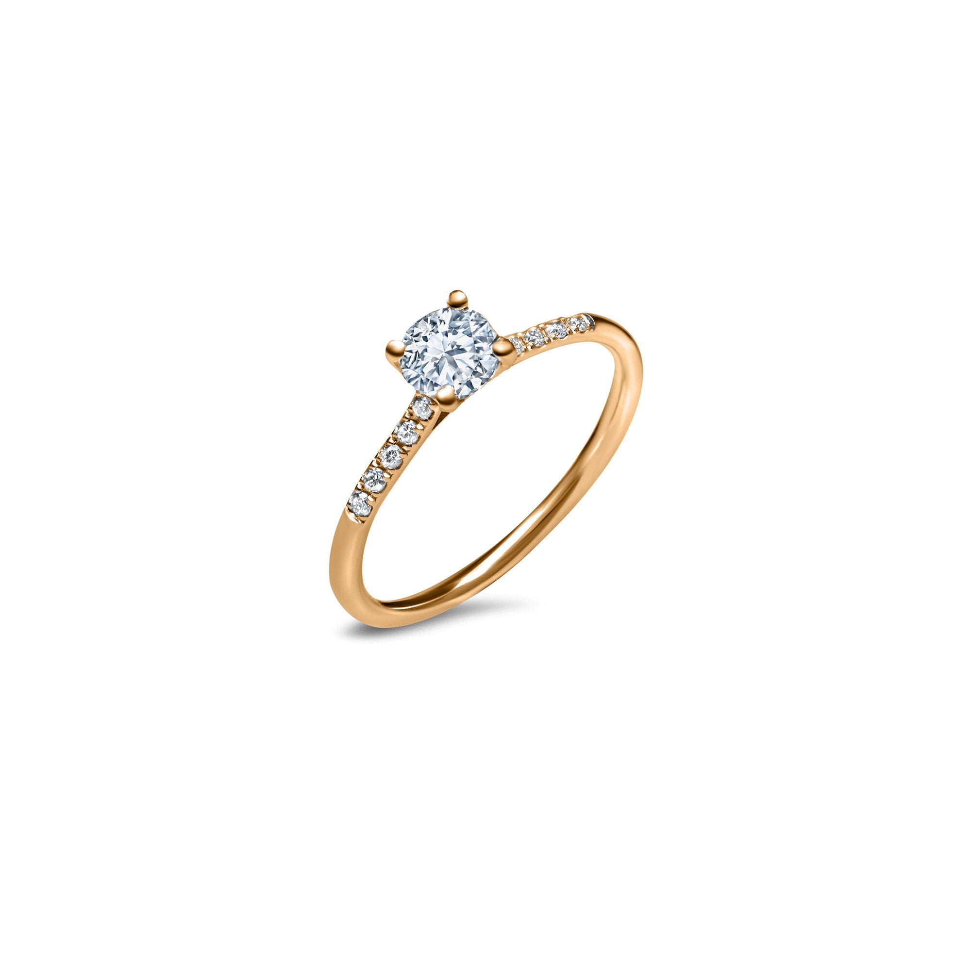 The Fancy V-shape M 0.30 carats - or rouge 18k - AGUADEORO