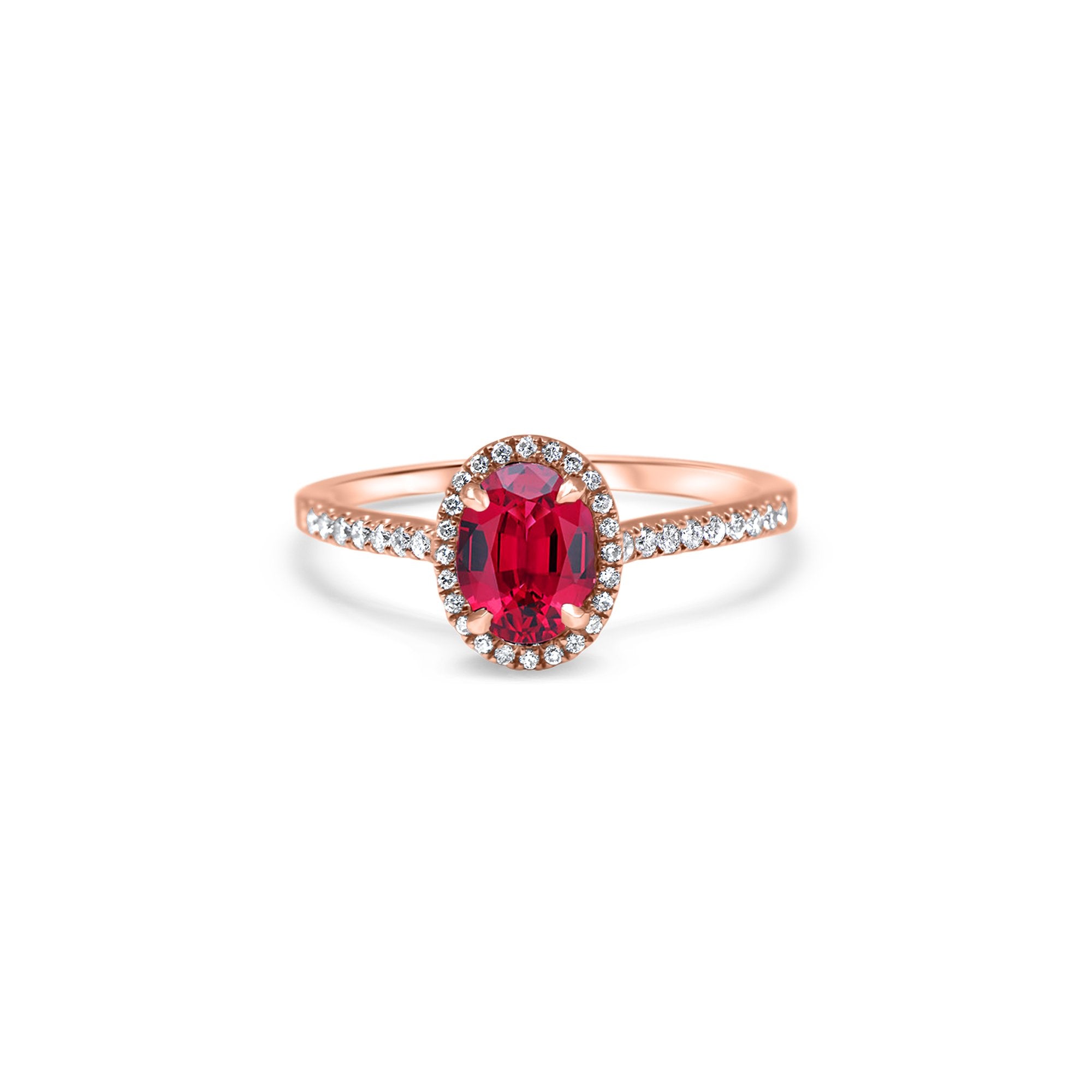 The Red Temple of Saturn 0.75 carats - or rouge 18k - AGUADEORO