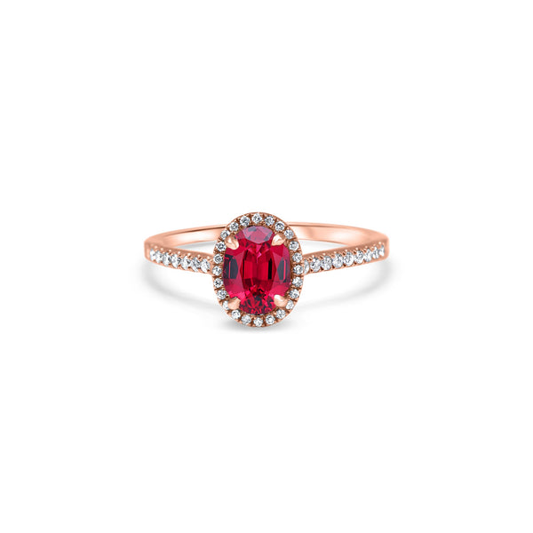 The Red Temple of Saturn 0.75 carats - Red Gold 18k