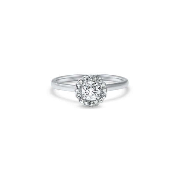 The Light Flowering Lady 0.40 carats - White Gold 18k