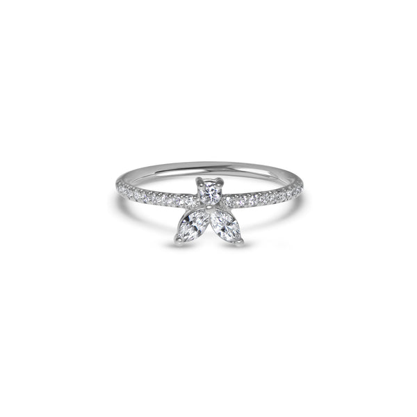 The Fancy Little Bee  0.39 carats - or blanc 18k