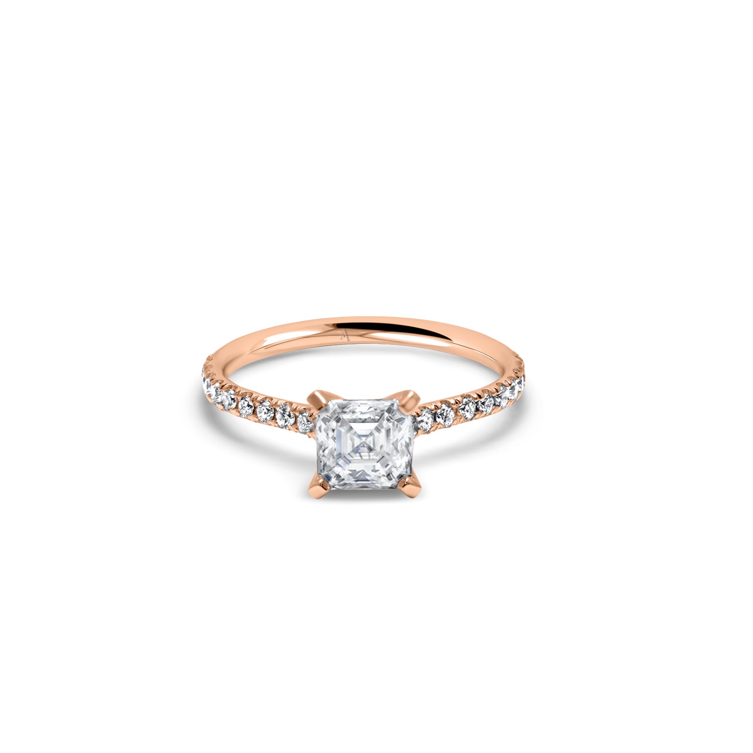 The Fancy Ice Cube 1.00 carats - or rouge 18k - AGUADEORO