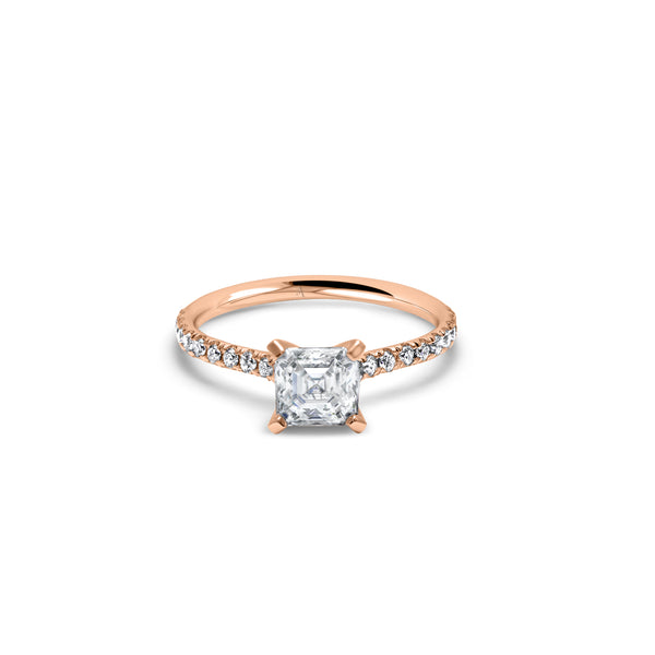 The Fancy Ice Cube 1.00 carats - Red Gold 18k