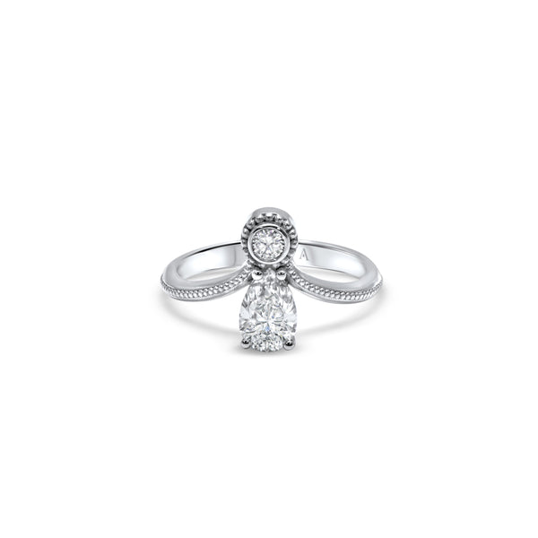 The Oriental Queen 0.75 carats - White Gold 18k