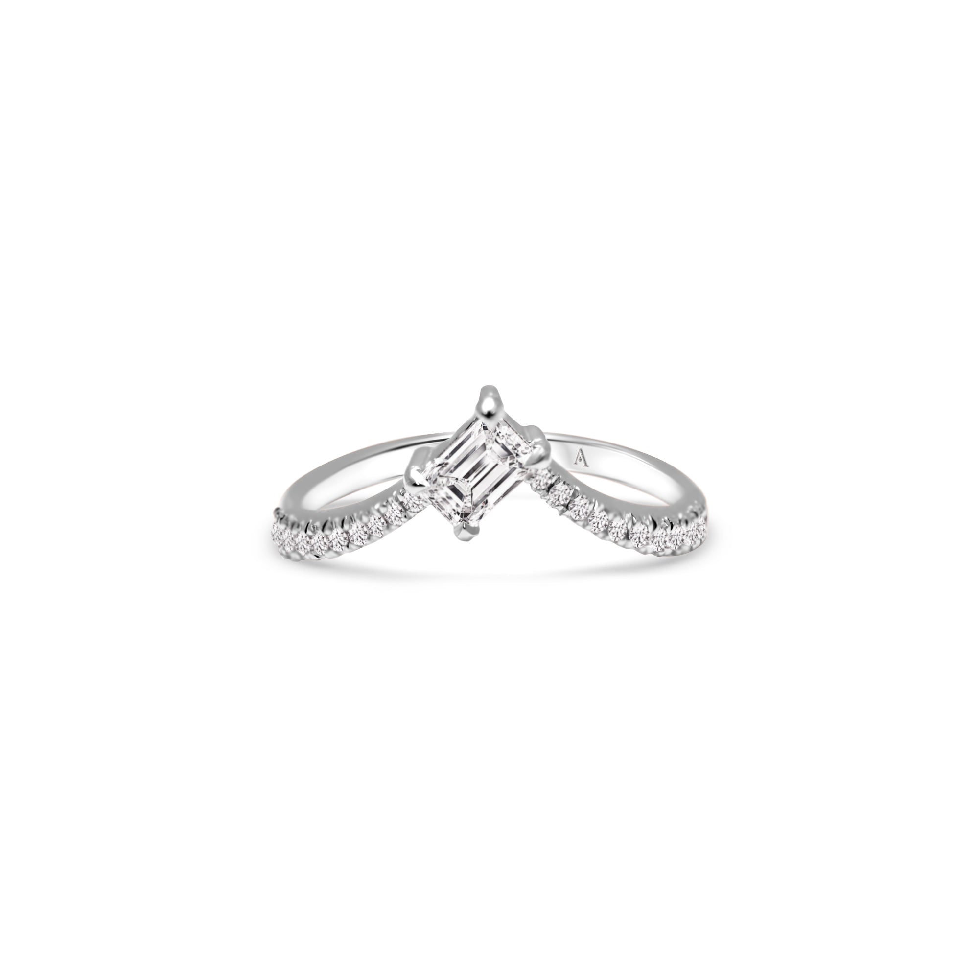 The Fancy Little Ice Skating Girl 0.30 carats - or blanc 18k - AGUADEORO
