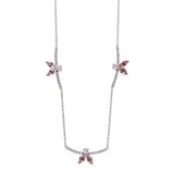 Collier The Pink Ballet Dancers - or blanc 18k