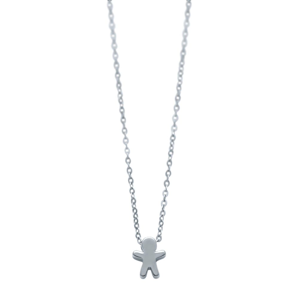 Collier L'Enfant Soleil M - or blanc 18k - AGUADEORO
