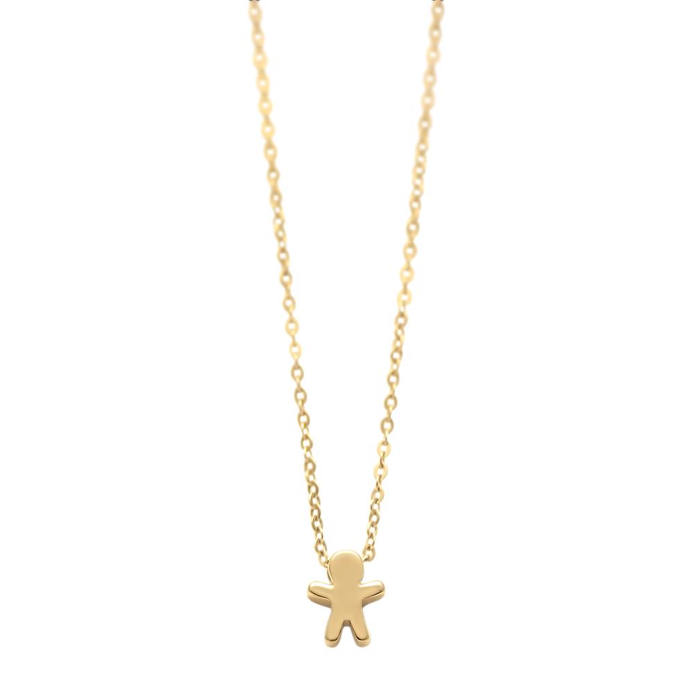 Collier L'Enfant Soleil M - or jaune 18k - AGUADEORO