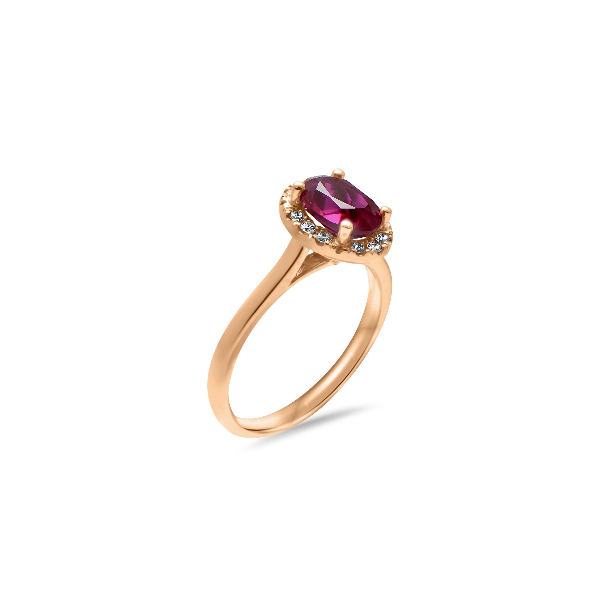 The Red Temple 1.00 carats - or rouge 18k - AGUADEORO