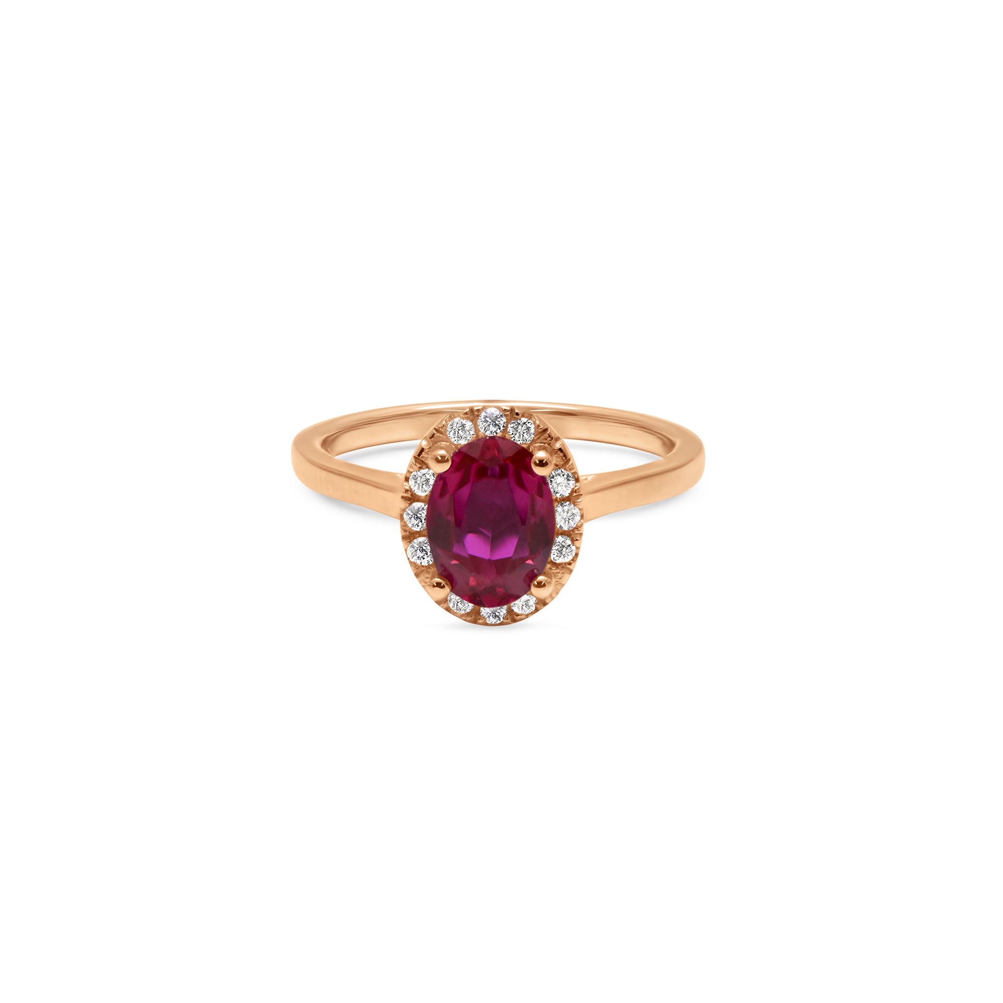 The Red Temple 1.00 carats - or rouge 18k - AGUADEORO