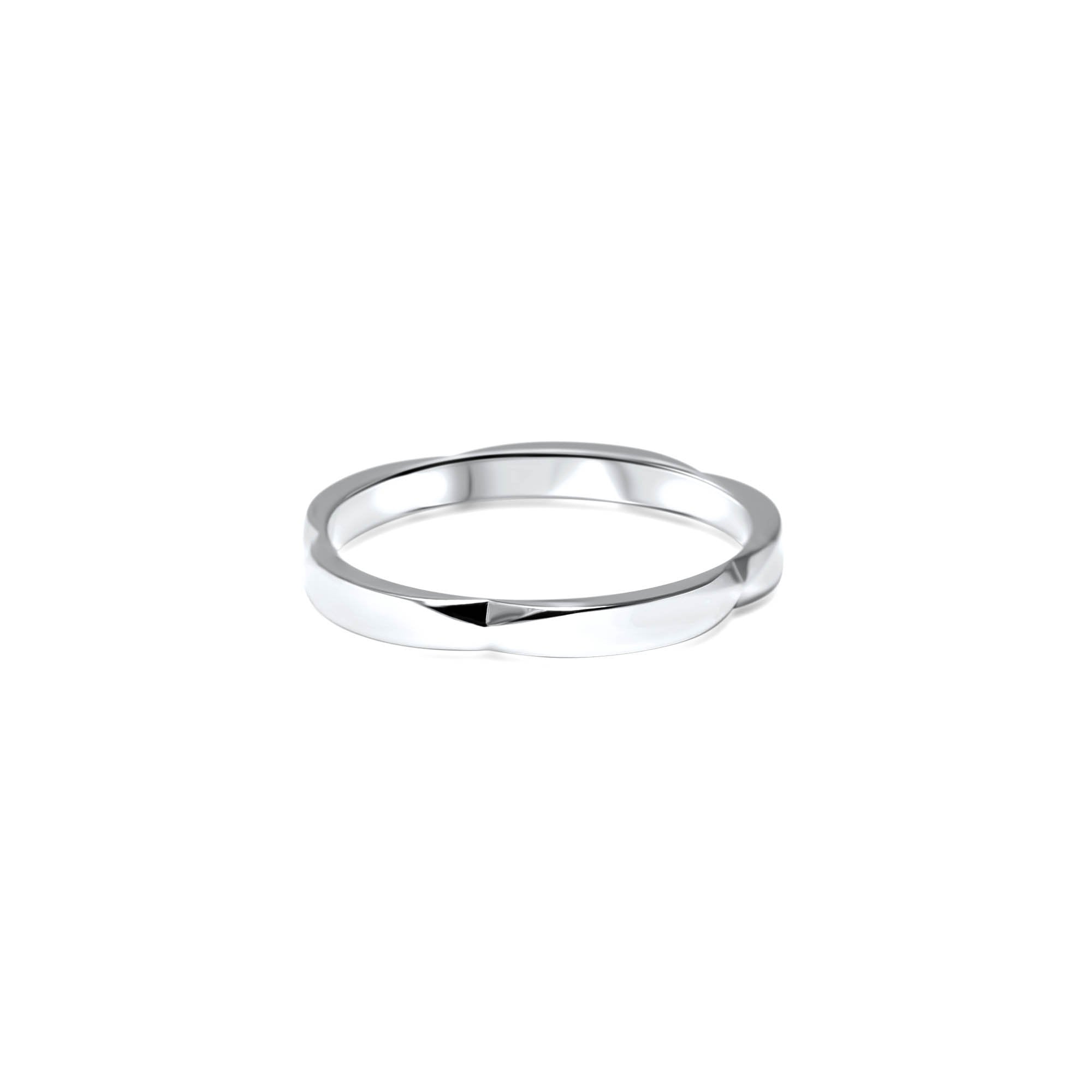 The Five Petals Shape - platine 950 - AGUADEORO