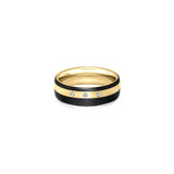 The Shiny Three-way Road - Yellow Gold 18k et carbone