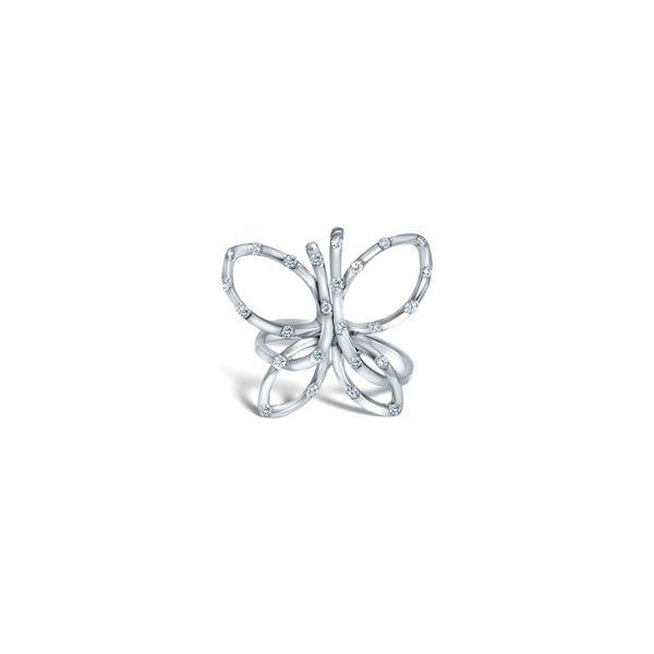 Ring Papillon - White Gold 18k