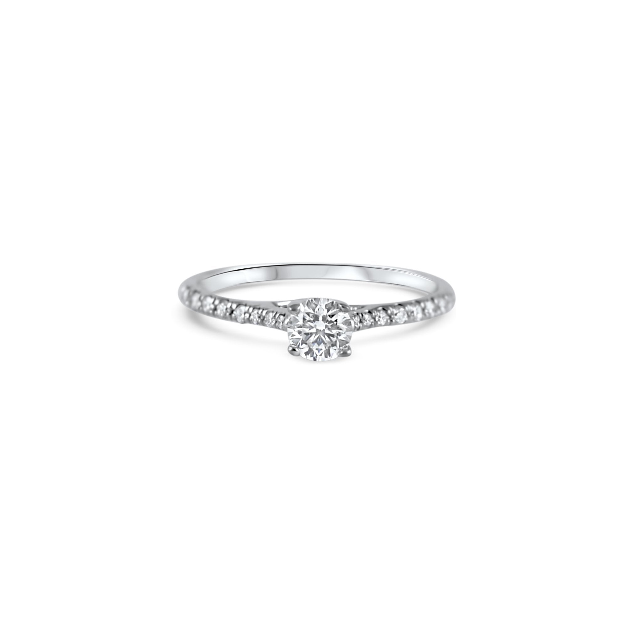 Fancy Little Sweetheart - 0.30 carat - or blanc 18k - AGUADEORO
