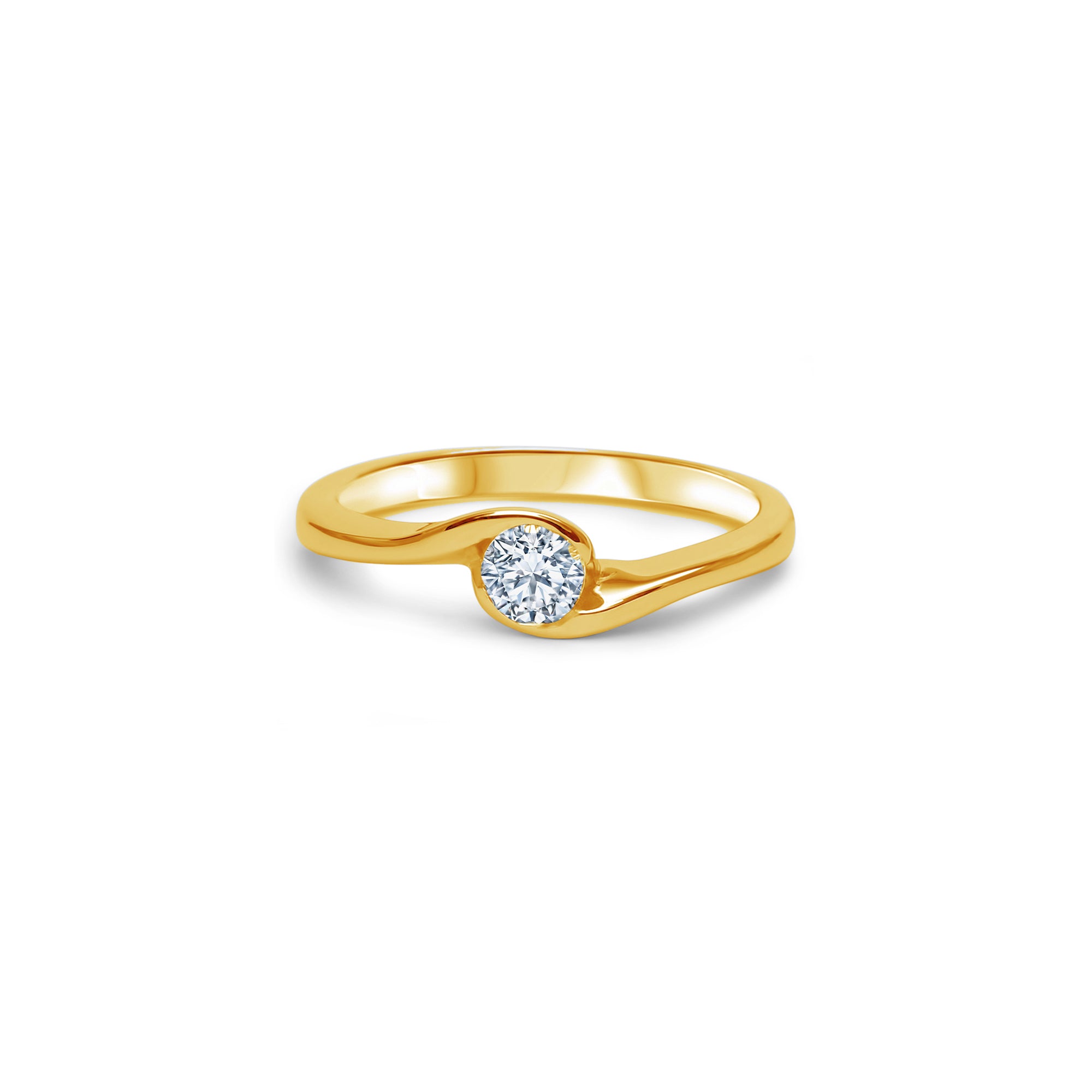 Un Petit Twist 0.25 carats - or jaune 18k - AGUADEORO