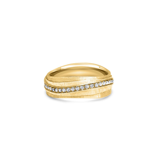 The Infinity Rings of Saturn - Gelbgold 18 K