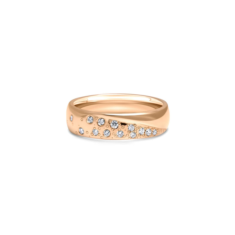 The Fancy Constellation of Shooting Stars - Red Gold 18k