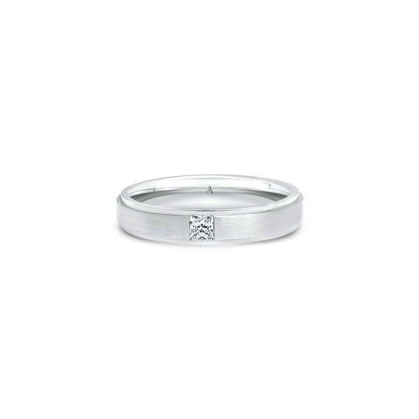 The Fancy large up and down band - White Gold 18k