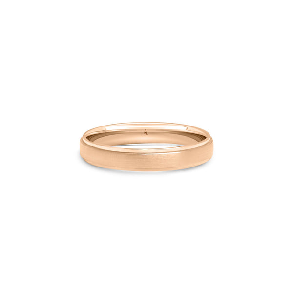 The Large Up and Down Band - Red Gold 18k