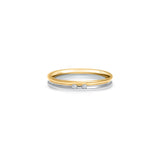 The Fancy Union of Two Souls - Weissgold und Gelbgold 18 K