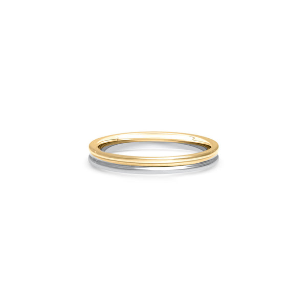 The Union of Two Souls – Weissgold und Gelbgold 18 K