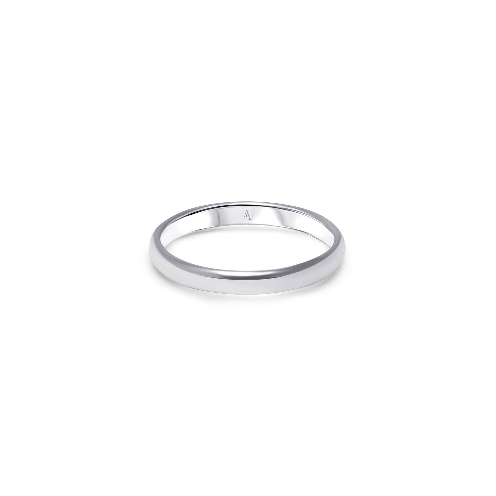 The Curvy 3.0 mm - platine 950 - AGUADEORO