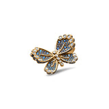 Ring The Butterfly Girl - Gelbgold 18 K