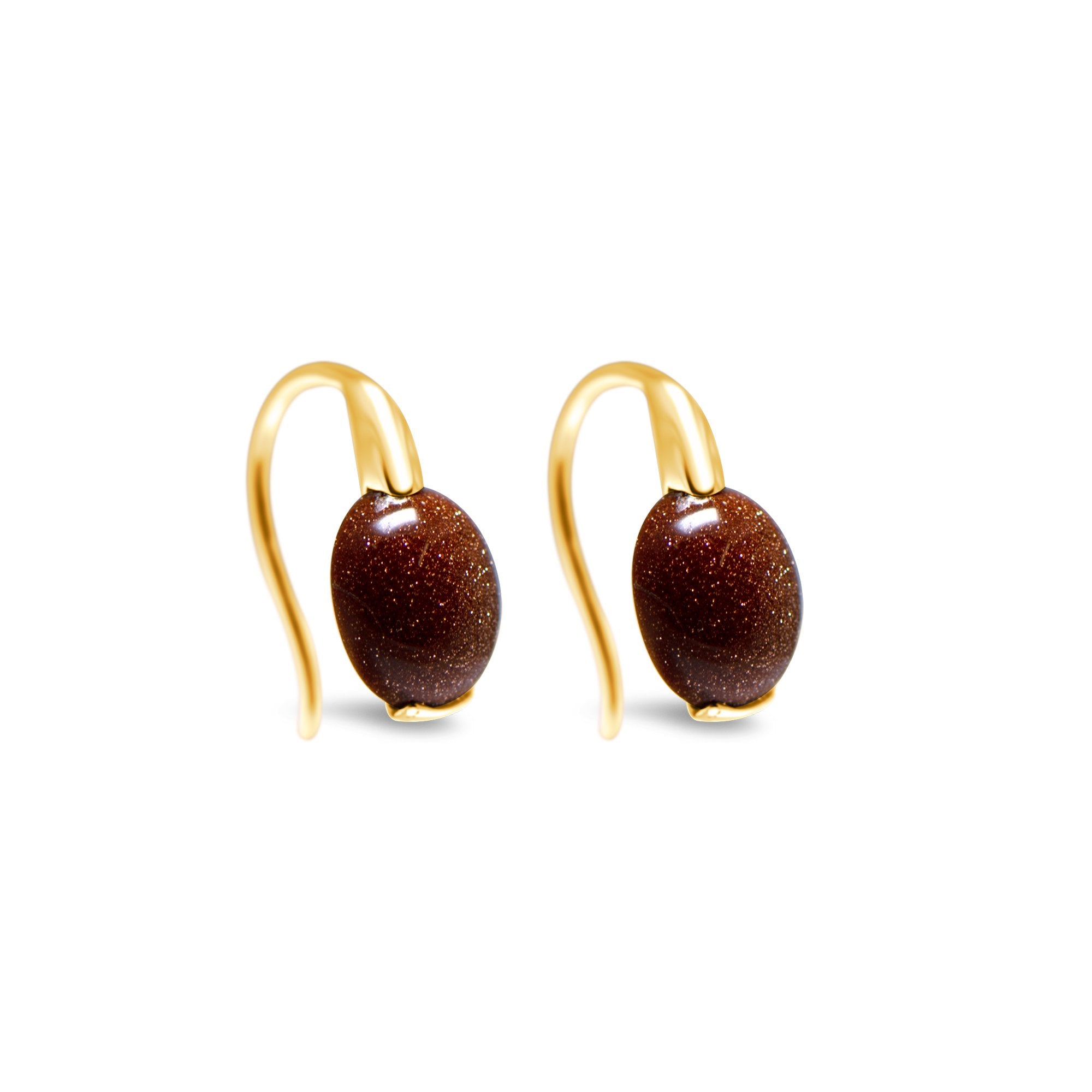 Boucles d'oreilles Princesse du Cosmos - or jaune 18k - AGUADEORO