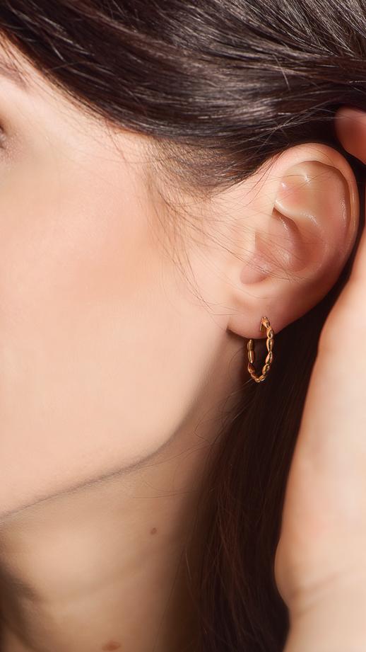Earrings Tresa Drops - White Gold 18k