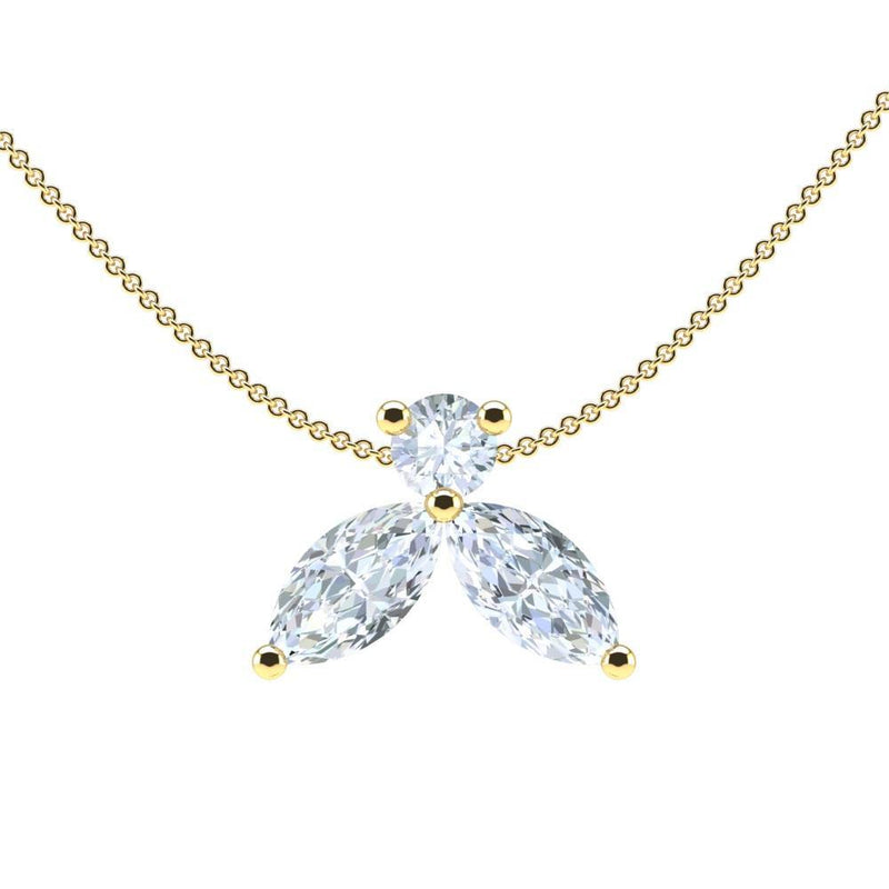 Collier The Little Bee M - or jaune 18k